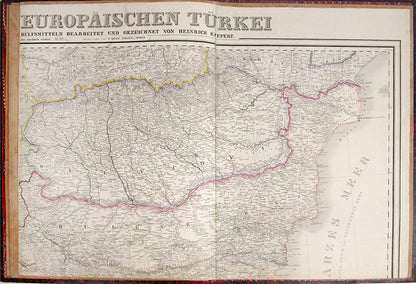 First French edition of Helmuth Moltke's Campagnes des Russes dans la Turquie, his history of the Russo-Turkish War of 1828–1829, with the rare atlas volume. 