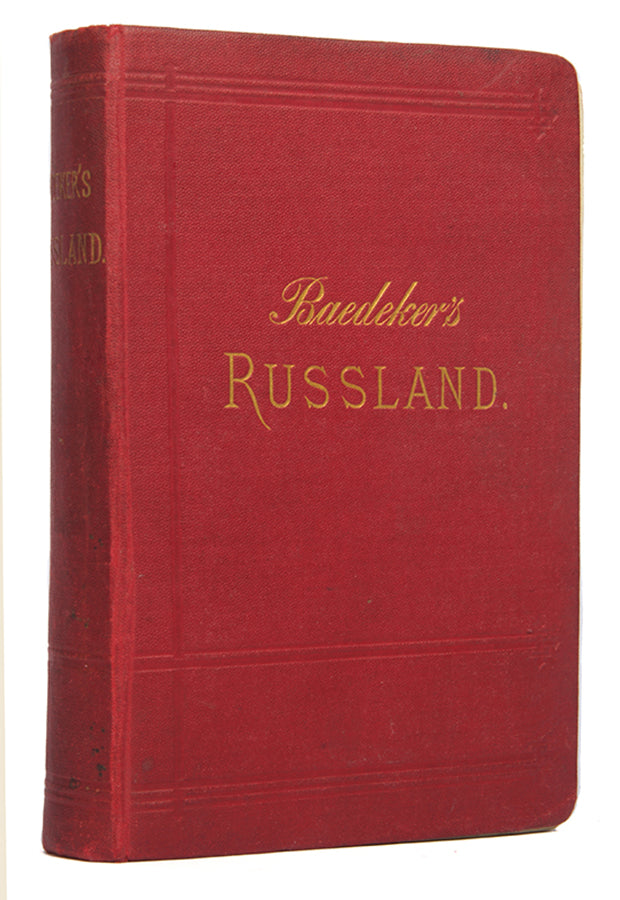 This was the first guide book on Russia<br />published by Baedeker.