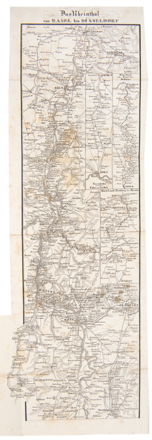 First true French Baedeker in original Biedermeir boards.