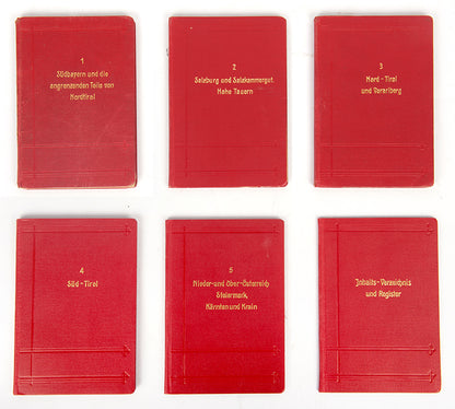 There are two issues of this edition published in the same year. One in one volume as usual and this one which was published in sections.  It was designed specifically for walkers and climbers to be carried easily in the pocket. Scarce.