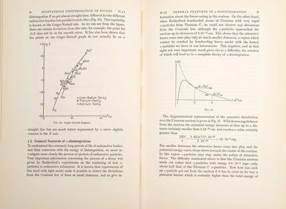 First edition of the first textbook of nuclear physics, George Gamow's Constitution of Atomic Nuclei & Radioactivity, in the rare dust jacket.