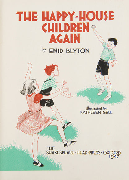 Happy House Children Again, and Enid Blyton story of Jack, Jane and Benji and their encounter with the next-door neighbours' niece and nephew