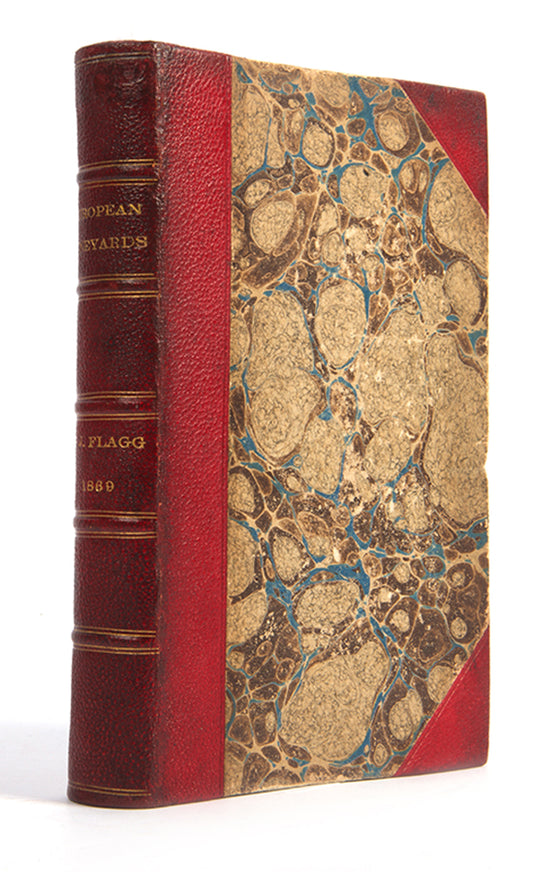 The first edition of William Flaggs' Three Seasons in European Vineyards, illustrated with line drawings
