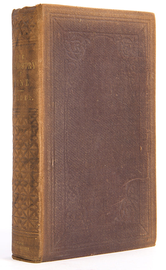 The first edition of the Dutch Professor of Chemistry Mulder's work on wine.