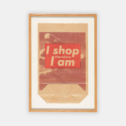 This Artists' multiple was produced as an ephemeral item for use during Barbara Kruger's 1990 exhibition at Kölnischer Kunstverein.