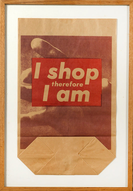 This Artists' multiple was produced as an ephemeral item for use during Barbara Kruger's 1990 exhibition at Kölnischer Kunstverein.