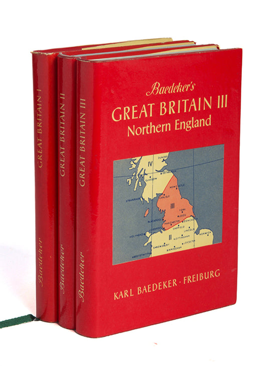 Great Britain was the last of the post-war editions published by Baedeker. The fourth volume on Scotland, though advertised was never published.