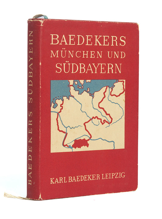 A rare paperback edition of Baedeker's German guidebook to Munich and South Bavaria.