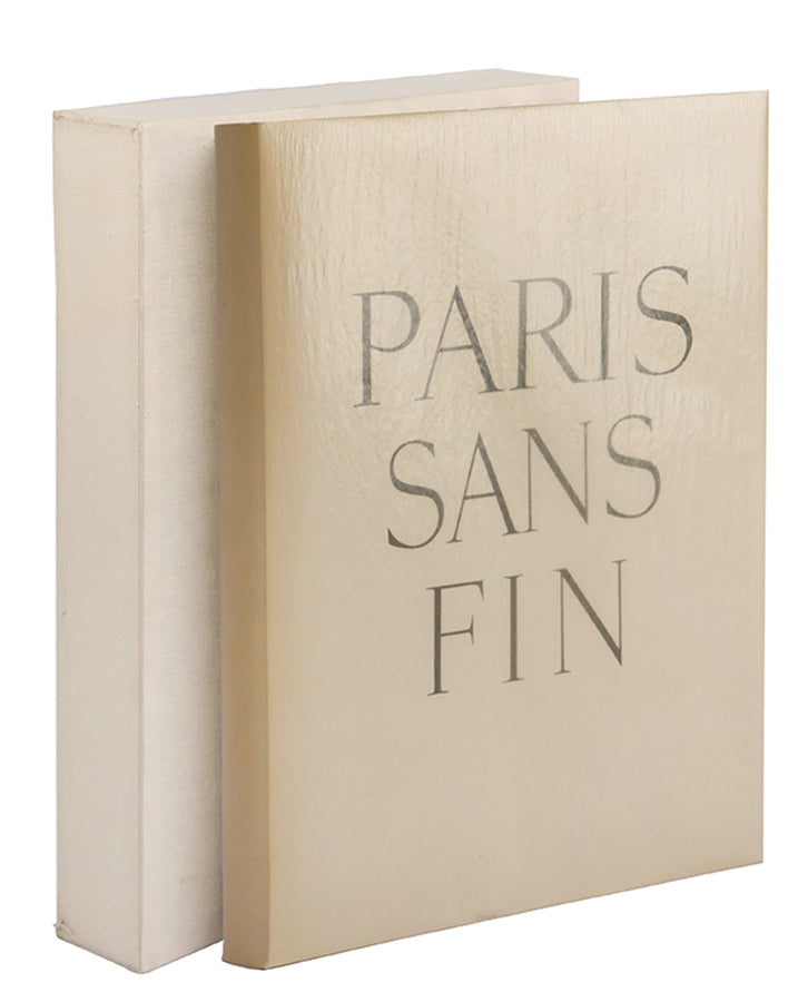 The first edition of Paris sans Fin, Giacometti's testament to art and modern life in his beloved city. 