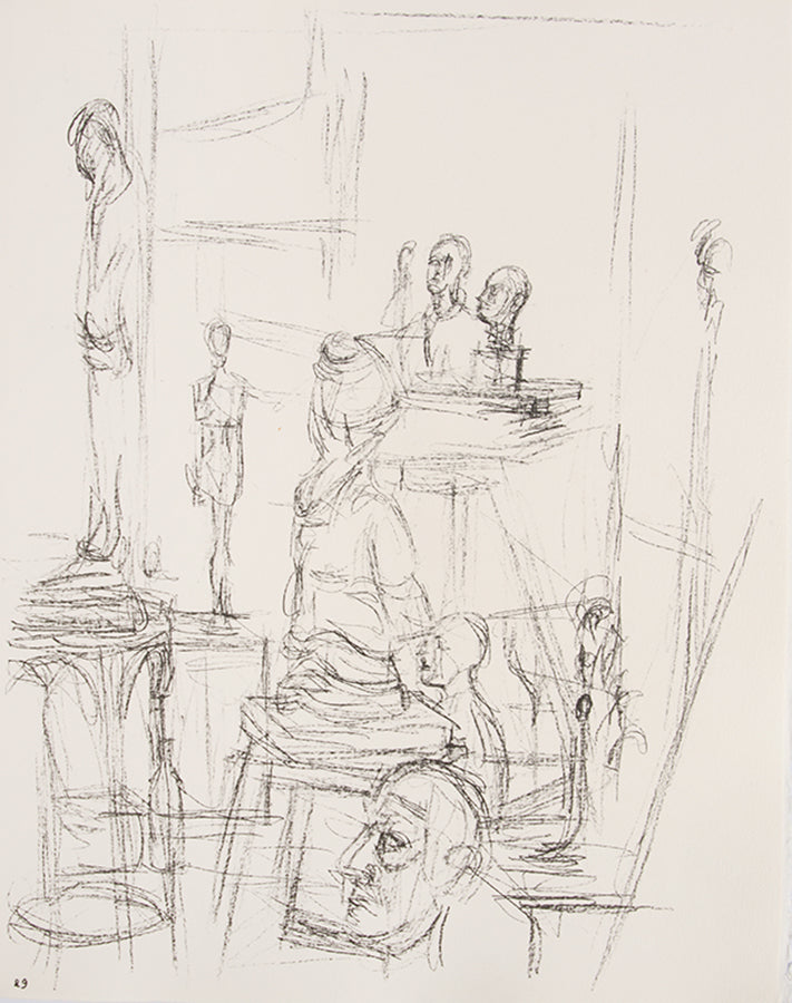 The first edition of Paris sans Fin, Giacometti's testament to art and modern life in his beloved city. 