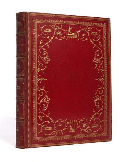 A handsome copy of William Bromley-Davenport's Sport, an illustrated classic, handsomely bound in red morocco gilt