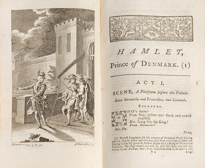 A beautifully illustrated eight-volume edition of The Works of Shakespeare, edited by the literary critic Lewis Theobald