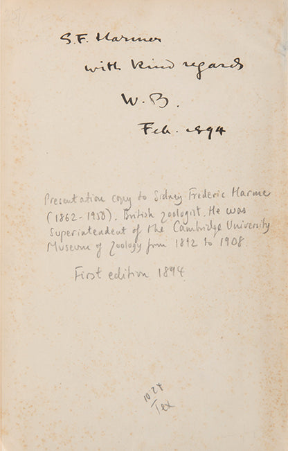 First edition of William Bateson's Materials for the Study of Variation, his most important book published before he became a founder of genetics.