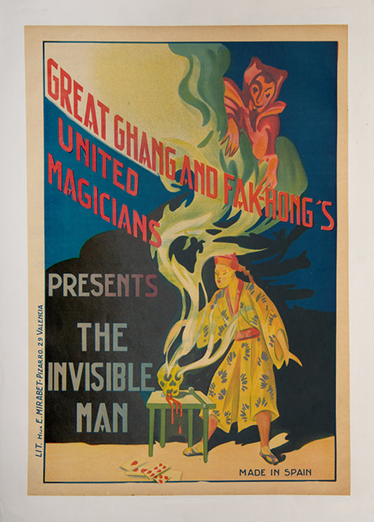 Chang and Fak-Hong's United Magicians presents The Invisible Man.