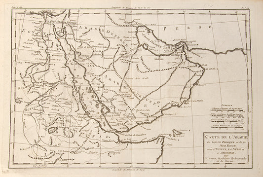Carte De L'Arabie,
