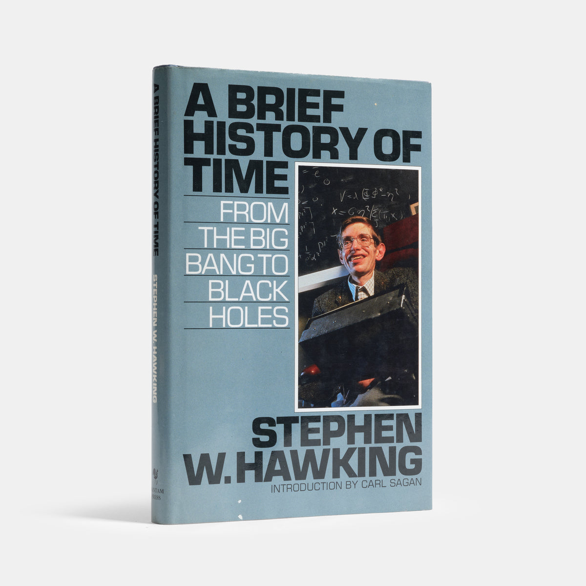 First edition, the corrected second printing, of Stephen Hawking's A Brief History of Time, one of the most successful popular science books ever published.