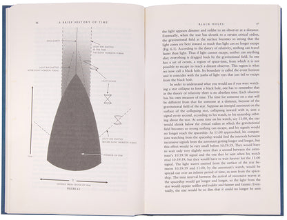 First edition, the corrected second printing, of Stephen Hawking's A Brief History of Time, one of the most successful popular science books ever published.