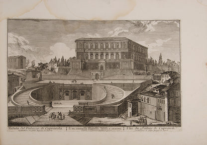 First edition, Atlas only, of Jean Barbault's Nouveau Recueil de Vues des Principales Eglises Places Rues et Palais de Rome Moderne, containing 44 large engraved plates of Rome's monuments.
