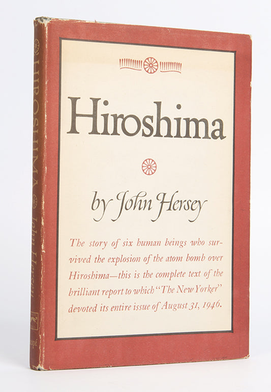 First edition of John Hersey's Hiroshima, with an original handwritten letter signed by the author.