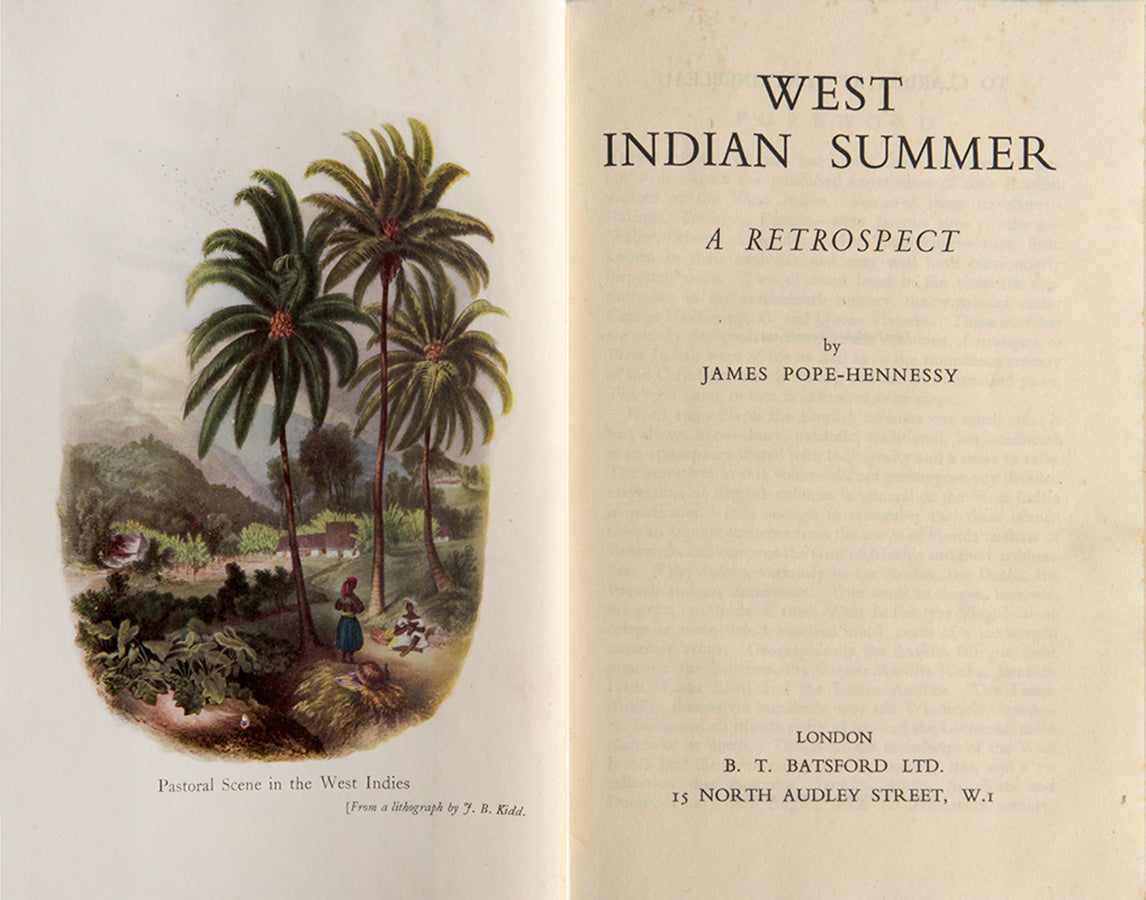 First edition of West Indian Summer by James Pope-Hennessy, 1943.