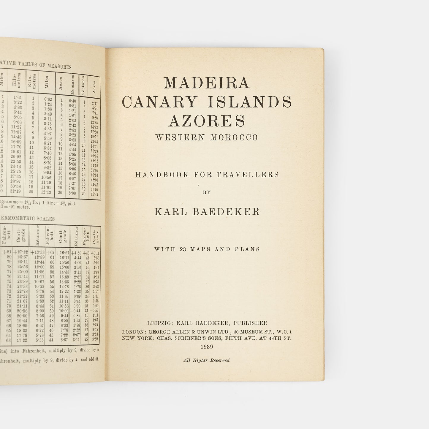 The first and only edition in English published just before WWII.