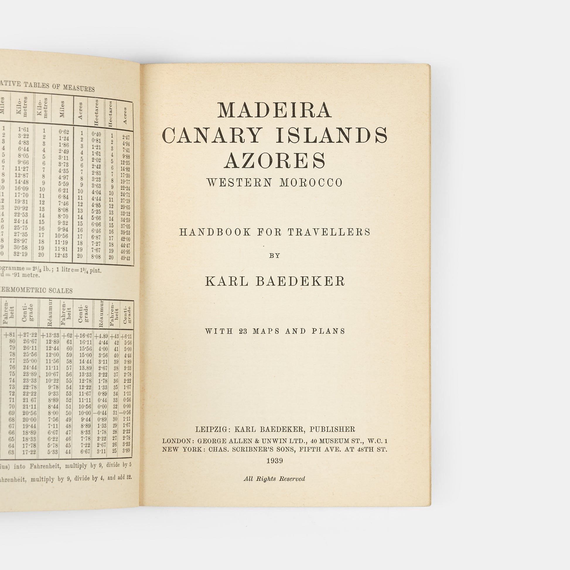 The first and only edition in English published just before WWII.