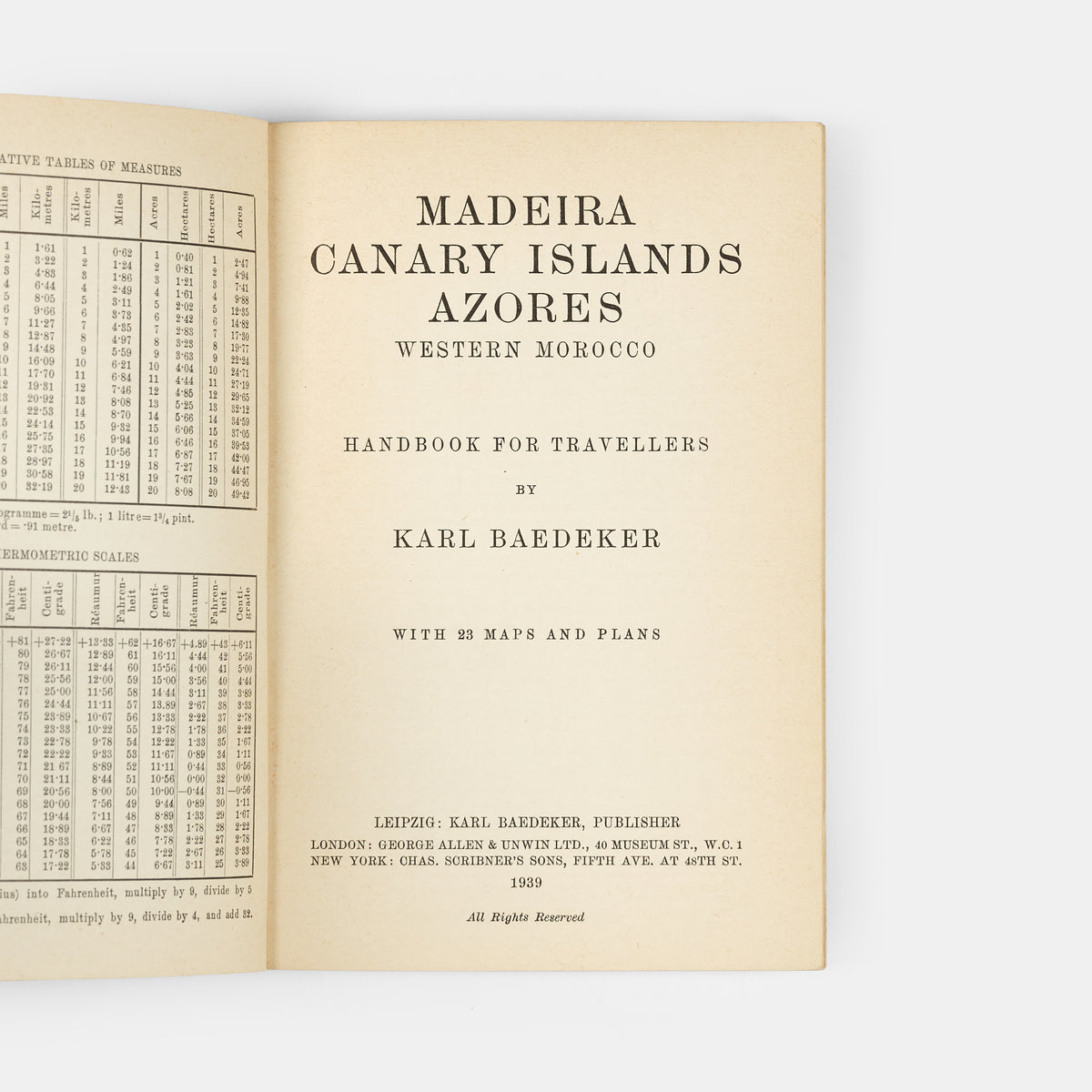 The first and only edition in English published just before WWII.