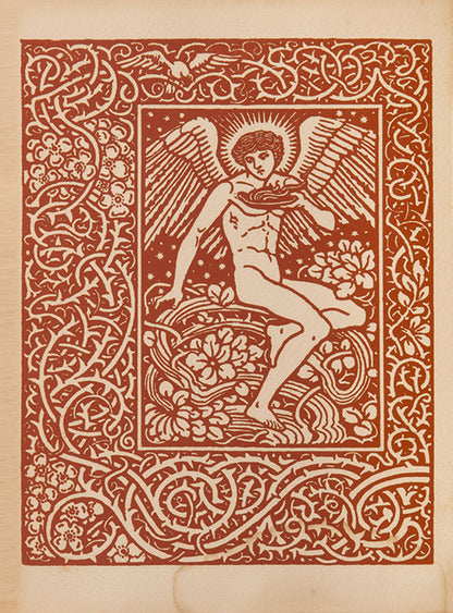 One of 100 copies of The Faerie Queene by Edmund Spenser, bound by Cedric Chivers, with 26 illustrations by John W Hales, in  original full vellucant vellum, 1897