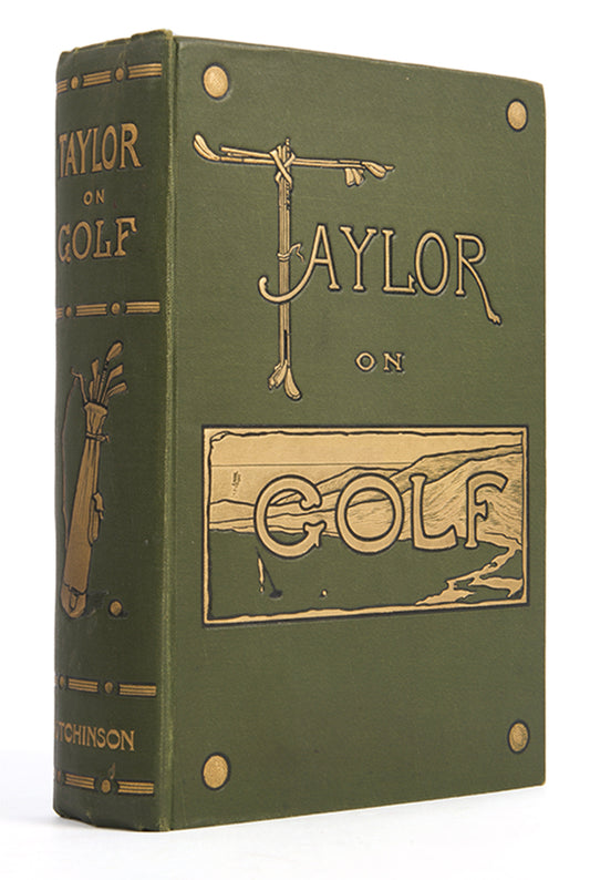The first edition of J.H. Taylor's history and guide to the game of golf, illustrated with 48 photographic plates