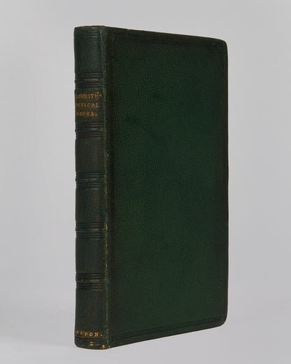 A sweet copy of Goldmisth's poetical works in full green morocco, including his most famous narrative poems.