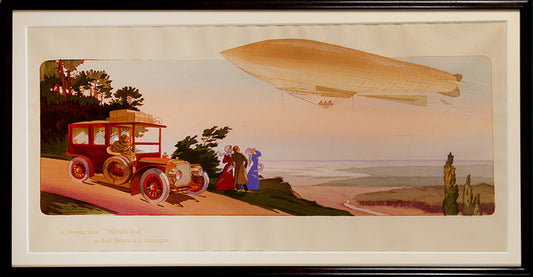 Le Dirigeable "Republique" moteur Panhard & Levassor.