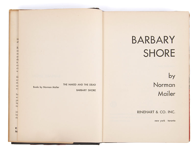 A first edition of Norman Mailer's second novel in very good condition.
