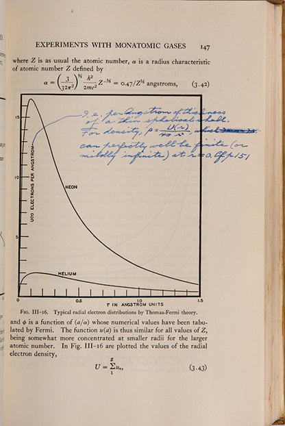 Set of the first and the second edition of physicist Arthur Compton's book X-Rays and Electrons,<em> </em>from the library of physicist David Webster with his extensive annotations.