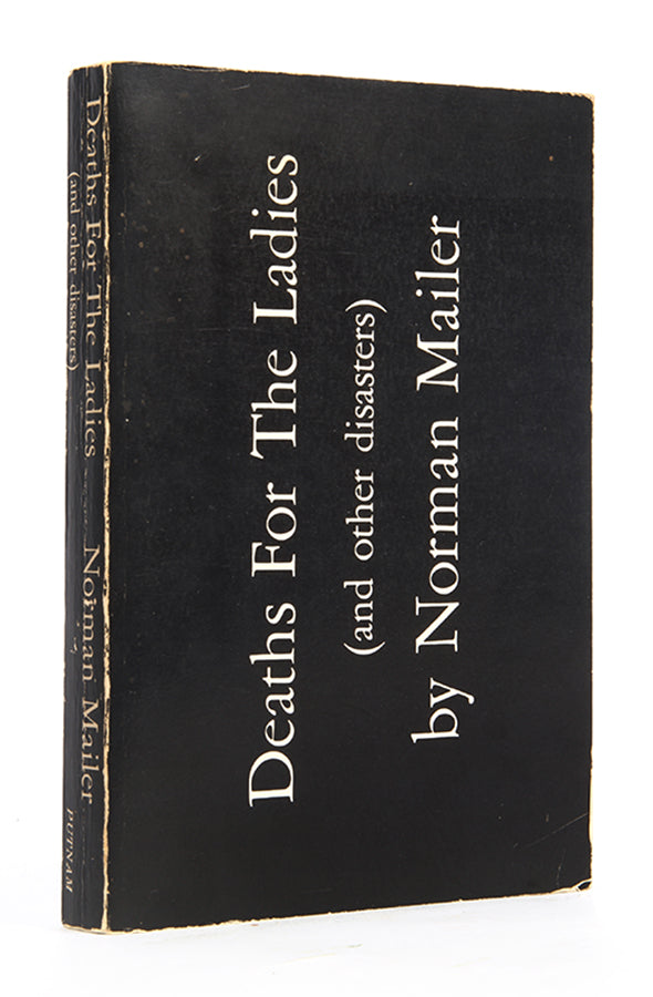 A first edition, signed by the author and addressed to his British editor, Francis Wyndham, of Mailer's first poetry collection.