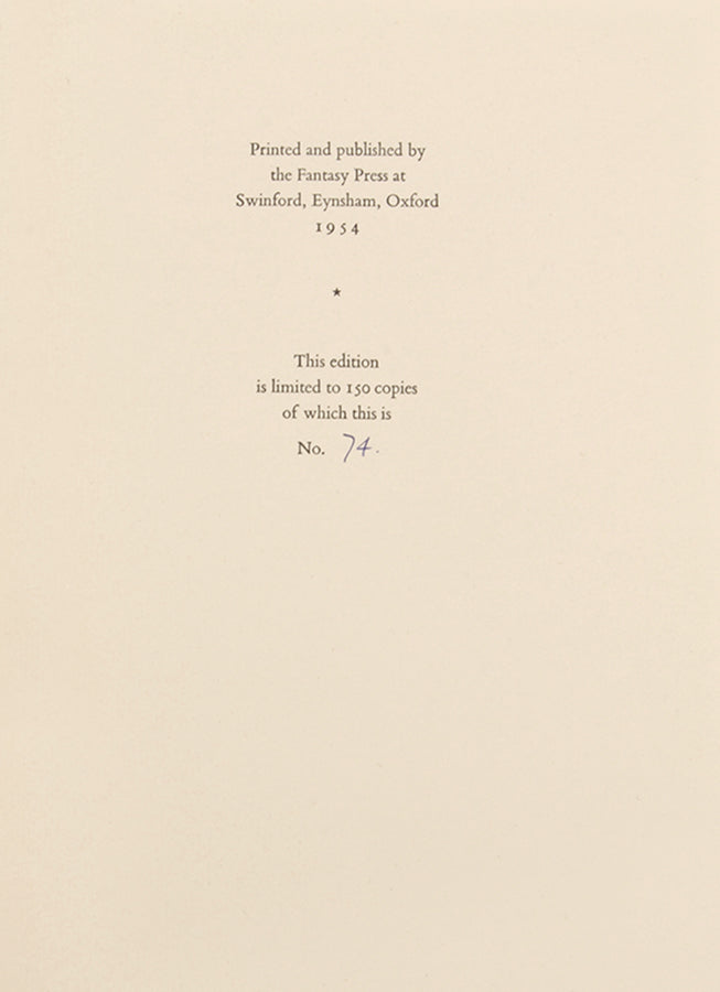 A charming limited edition of Macbeth's first poetry collection, printed in Oxford while he was an undergraduate.