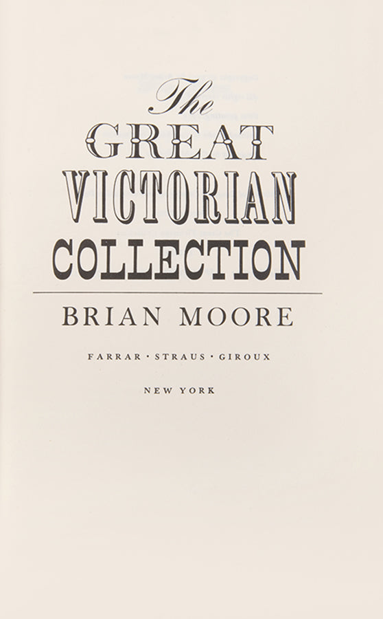 A first edition signed by the author of Brian Moore's award winning novel, with cover designed by Janet Halverson.