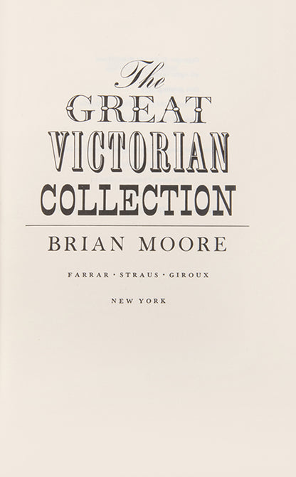 A first edition signed by the author of Brian Moore's award winning novel, with cover designed by Janet Halverson.