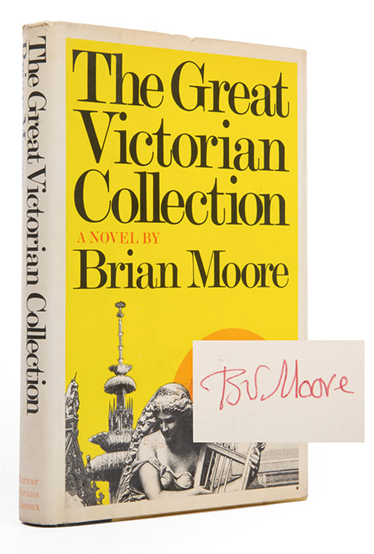 A first edition signed by the author of Brian Moore's award winning novel, with cover designed by Janet Halverson.