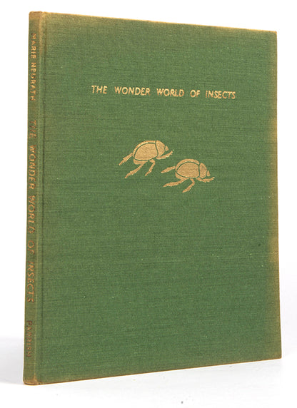 First edition of the children's book The Wonder World of Insects by graphic design pioneer Marie Neurath, in the rare dust jacket.