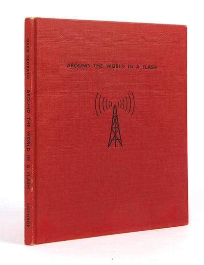 First US edition of the rare children's book Around the World in a Flash by graphic design pioneer Marie Neurath.