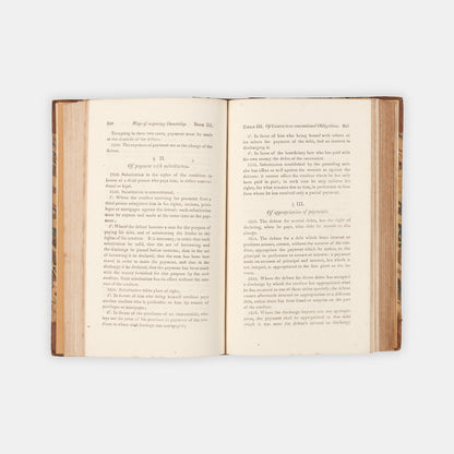 The first edition in English of the Code Napoléon, translated by Bryant Barrett of Gray's Inn