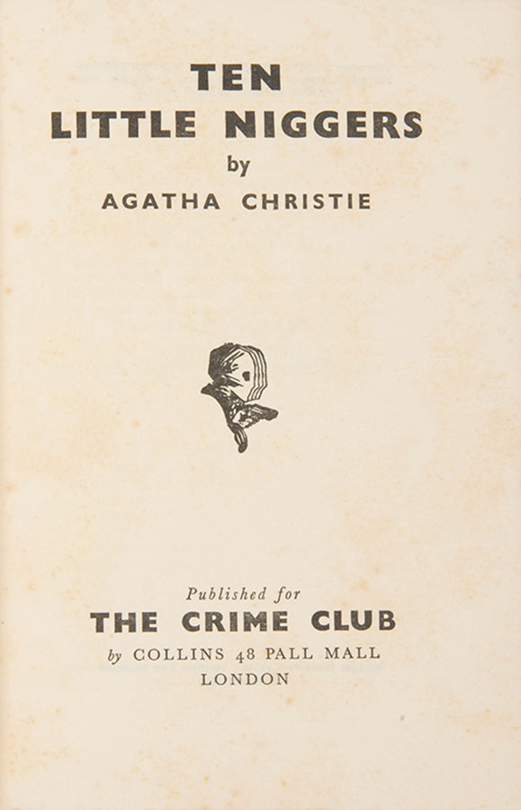 A first edition of one of Agatha Christie's most popular novels.