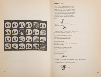 A fascinating first edition of Mitchel's poetry coupled with illustrations by Ralph Steadman, signed by the illustrator.