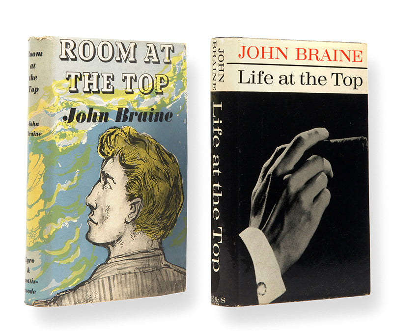 First editions of Room at the Top and Life at the Top by John Braine.