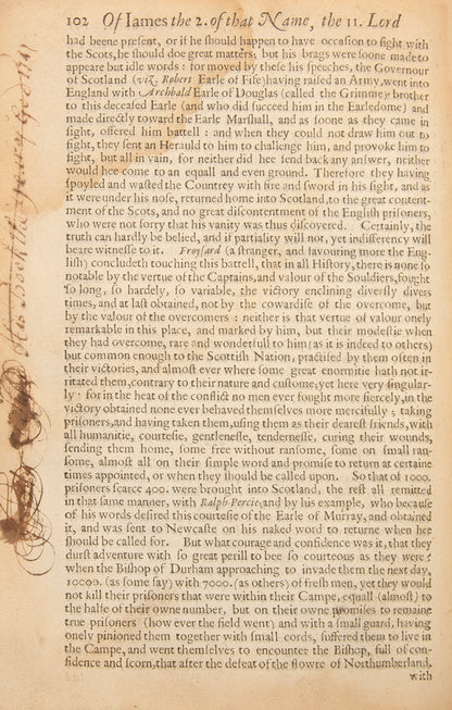 A rare survival from the library of Adam Smith, being the first edition of David Hume of Godscroft's History of the Houses of Douglas and Angus