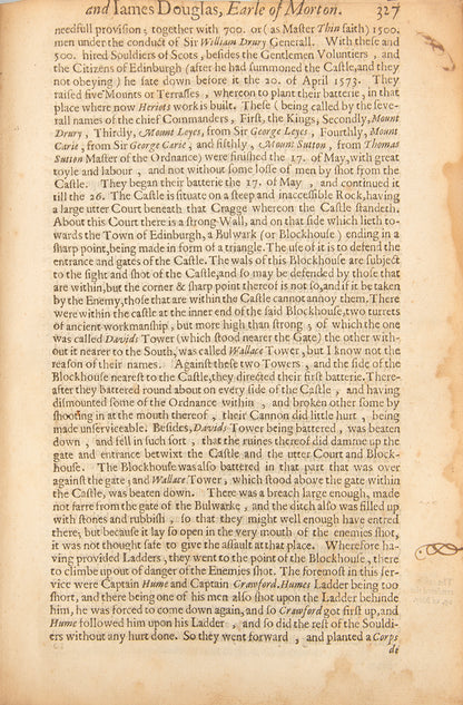 A rare survival from the library of Adam Smith, being the first edition of David Hume of Godscroft's History of the Houses of Douglas and Angus