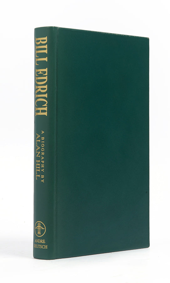 A beautifully bound signed limited edition of Alan Hill's biography of cricketer, Bill Edrich, including a foreword by cricketer and footballer, Denis Compton.