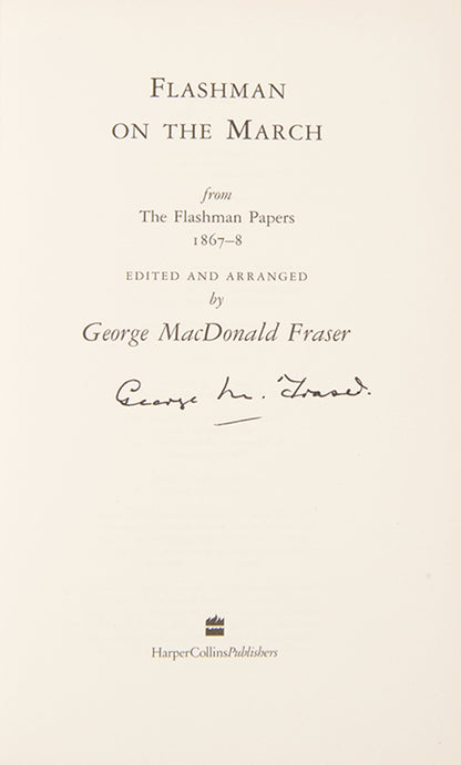 George MacDonald Fraser is best known for this'Flashman series of historical novels, purportedly being the memoirs of the fictional protagonist General Sir Harry Paget<br /><br />george macdonald fraser flashman novels