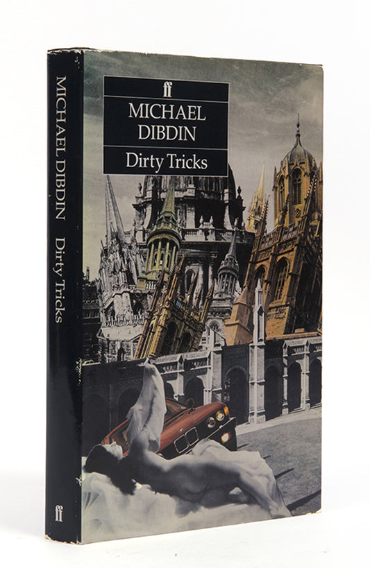 A first edition inscribed by the author, Micheal Dibdin, to fellow author, Clive Sinclair, in very good condition.