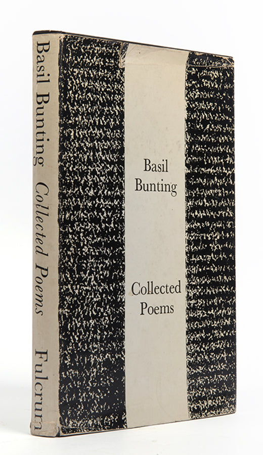 A very good condition, signed, first edition of the poetry of renowned modernist poet, Basil Bunting.